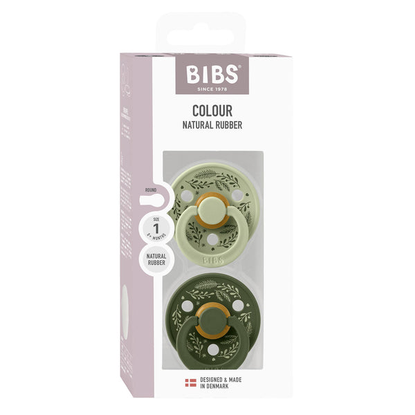 Bibs HOLIDAY 2pak str 1 - Holiday Leaf Sage/Hunter Green-sutter-Bibs-Ollifant.dk