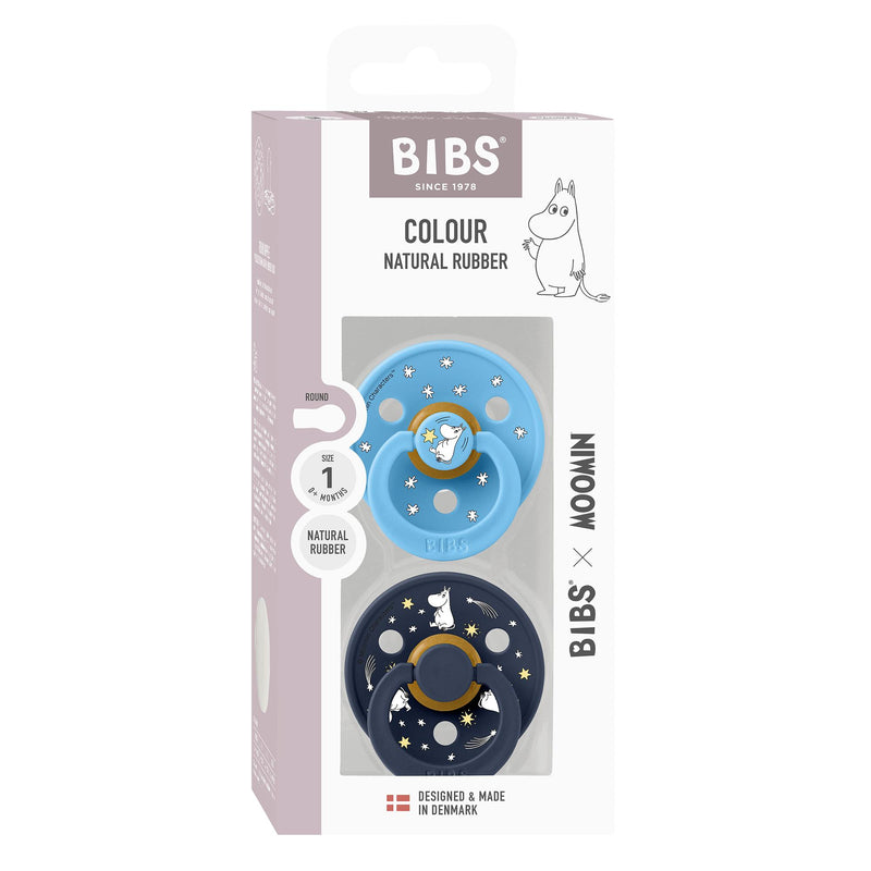 Bibs X Moomin 2pak str 1 - Good Night Breeze mix-sutter-Bibs-Ollifant.dk