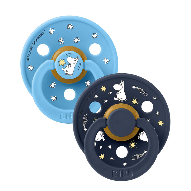 Bibs X Moomin 2pak str 1 - Good Night Breeze mix-sutter-Bibs-Ollifant.dk