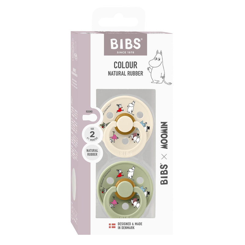 Bibs X Moomin 2pak str 2 - Friends Ivory mix-sutter-Bibs-Ollifant.dk