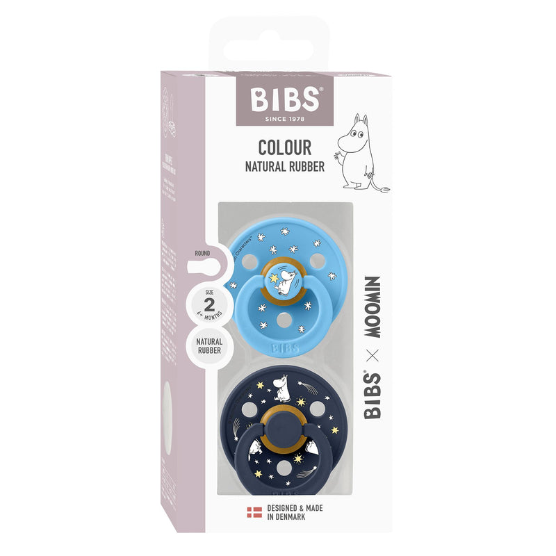 Bibs X Moomin 2pak str 2 - Good Night Breeze mix-sutter-Bibs-Ollifant.dk