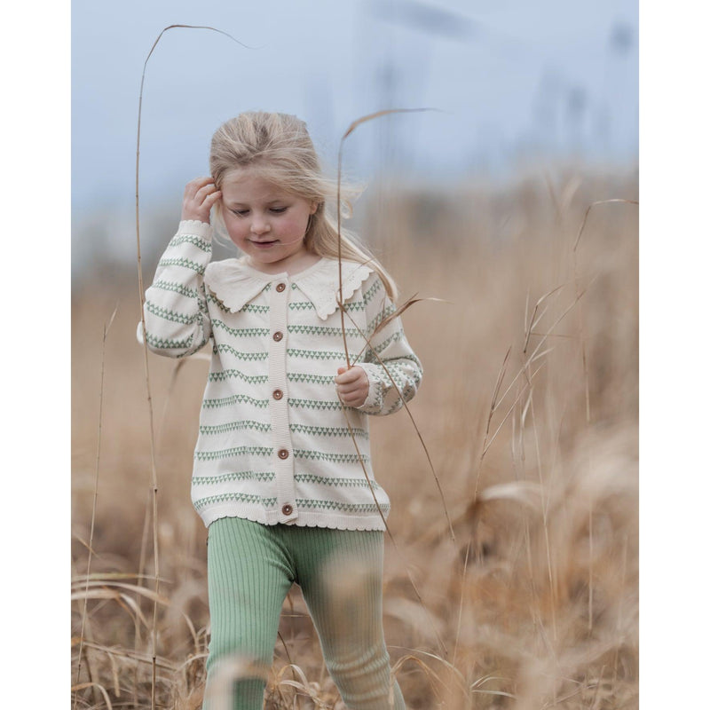 Hanevild Cardigan HEART - Shale Green-Cardigan-Hanevild-Ollifant.dk