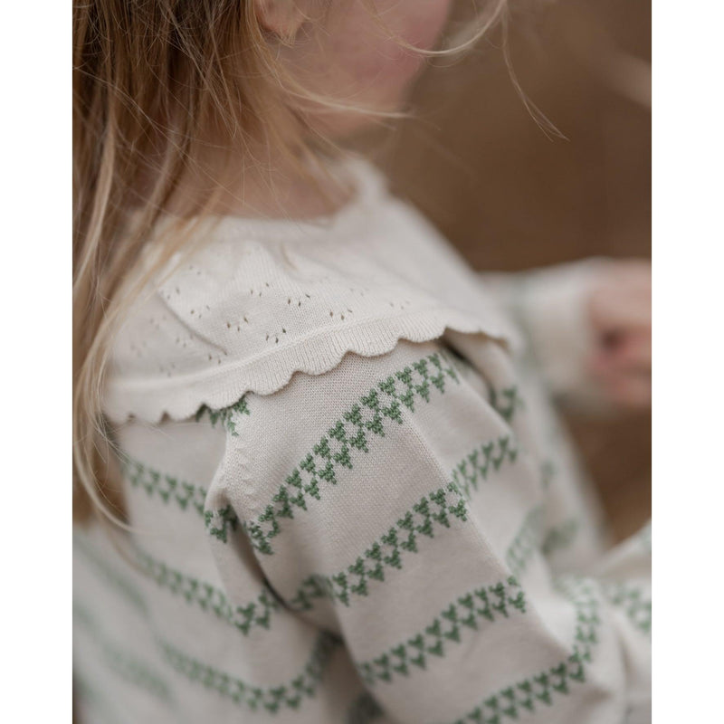 Hanevild Cardigan HEART - Shale Green-Cardigan-Hanevild-Ollifant.dk