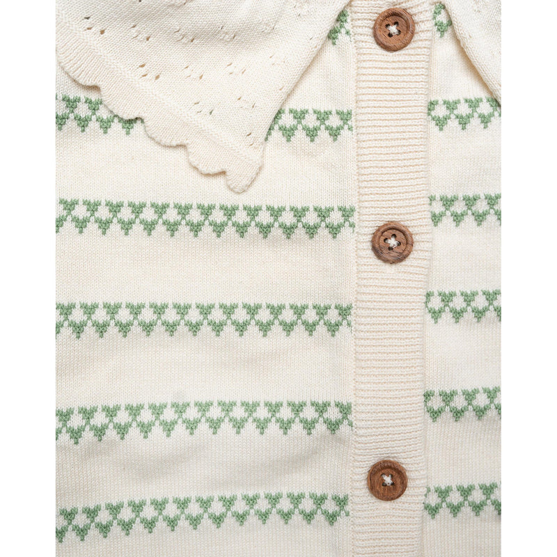 Hanevild Cardigan HEART - Shale Green-Cardigan-Hanevild-Ollifant.dk