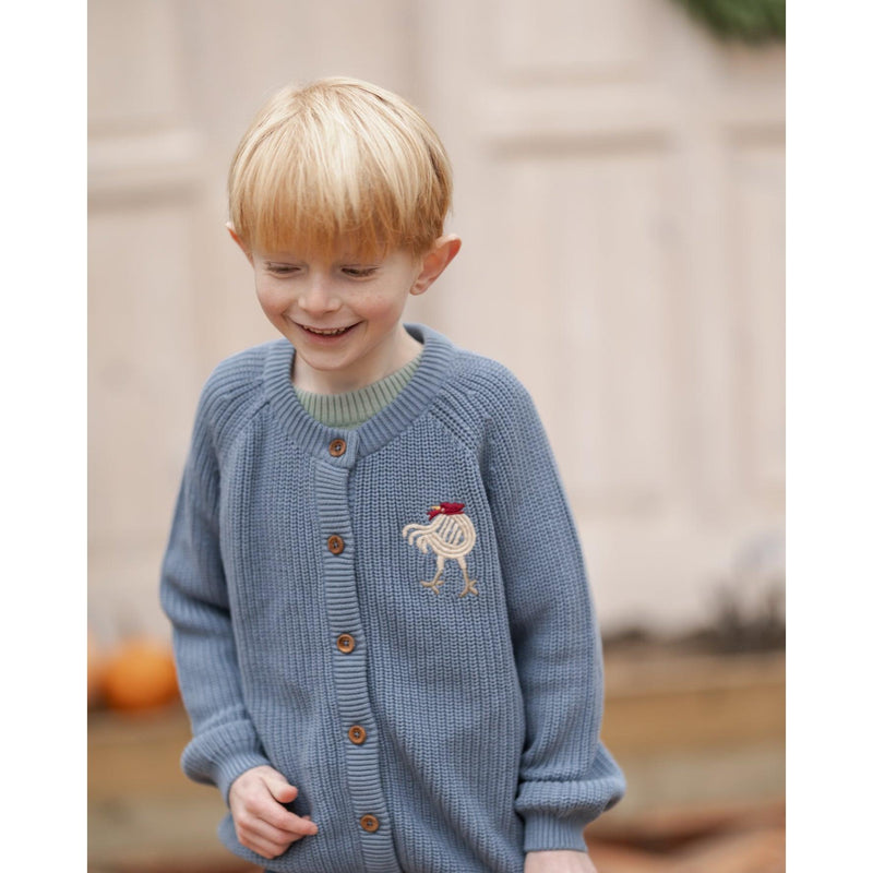 Hanevild cardigan KAJ - Blue Blizzard-Cardigan-Hanevild-Ollifant.dk
