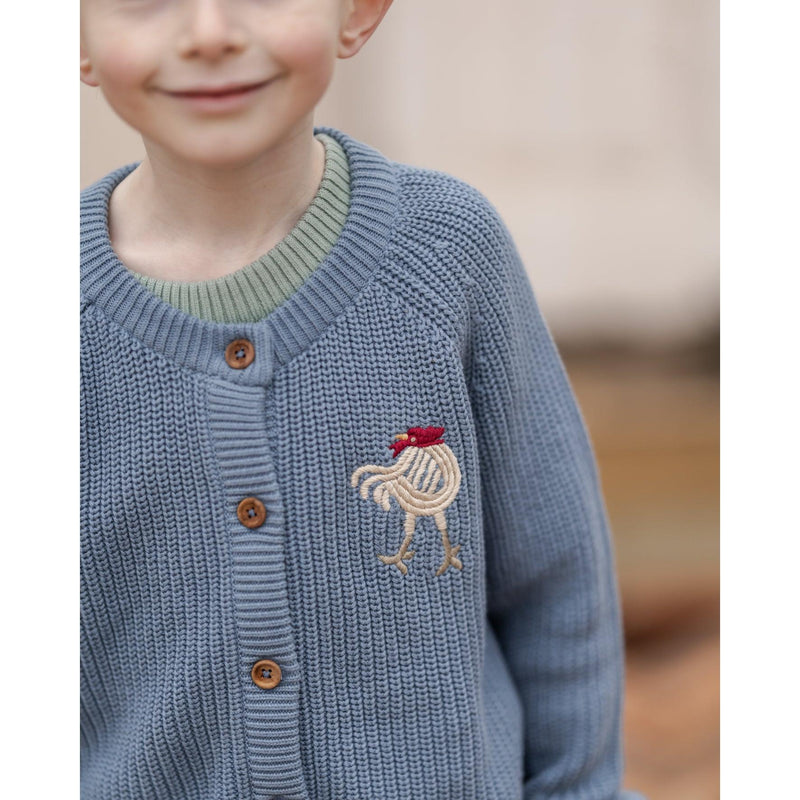 Hanevild cardigan KAJ - Blue Blizzard-Cardigan-Hanevild-Ollifant.dk