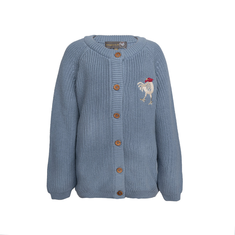 Hanevild cardigan KAJ - Blue Blizzard-Cardigan-Hanevild-Ollifant.dk