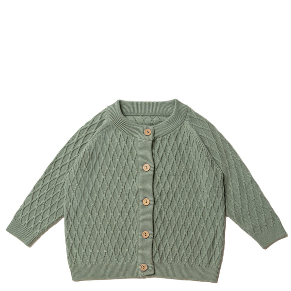 Hanevild Cardigan THEO - Sage-Cardigan-Hanevild-Ollifant.dk