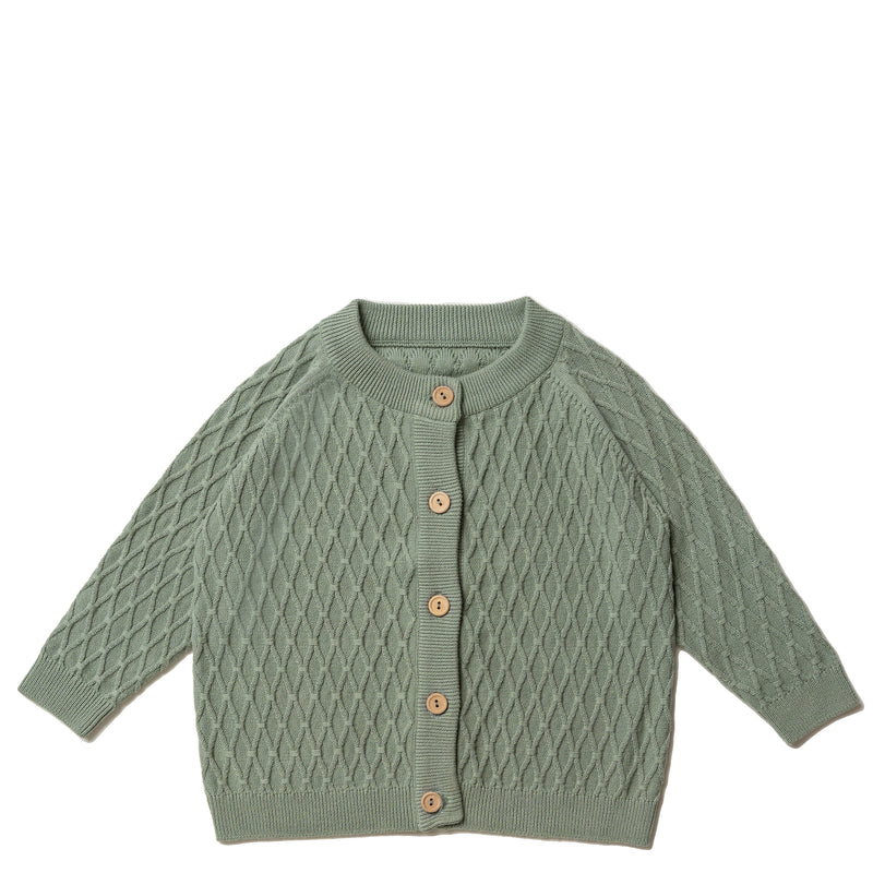 Hanevild Cardigan THEO - Sage-Cardigan-Hanevild-Ollifant.dk