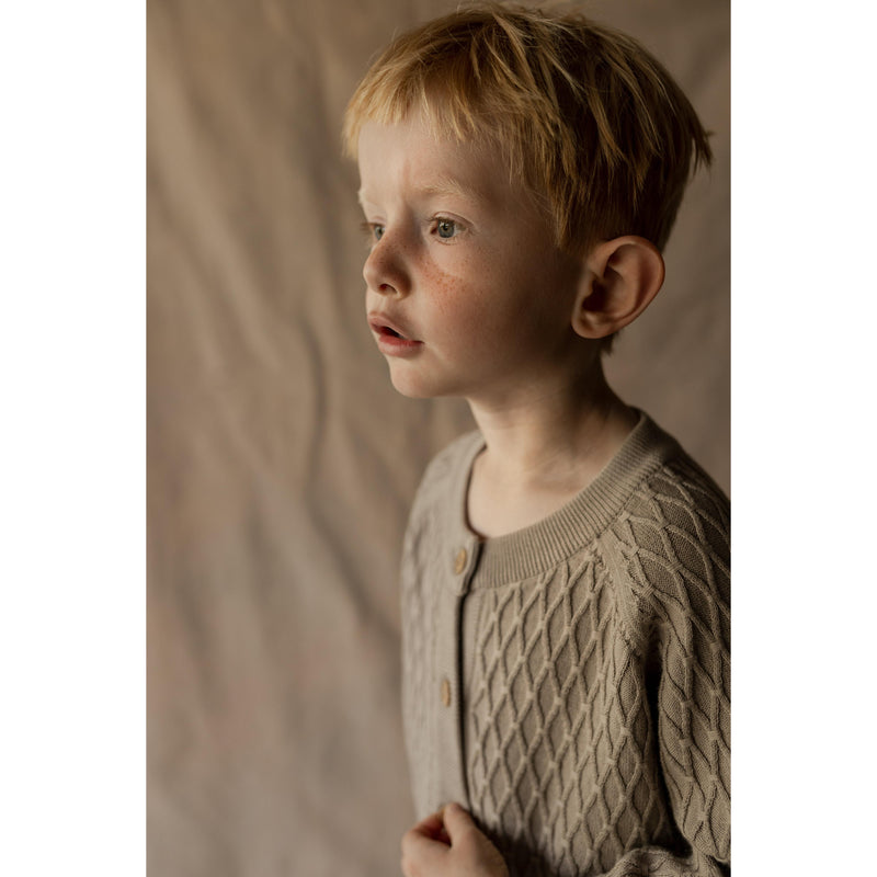 Hanevild Cardigan THEO - Sand-Cardigan-Hanevild-Ollifant.dk