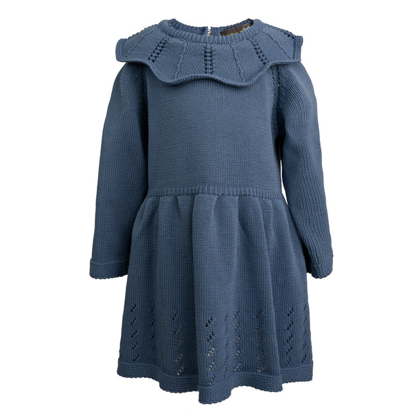 Hanevild Kjole EMILIE - Moonlight Blue-kjole-Hanevild-Ollifant.dk
