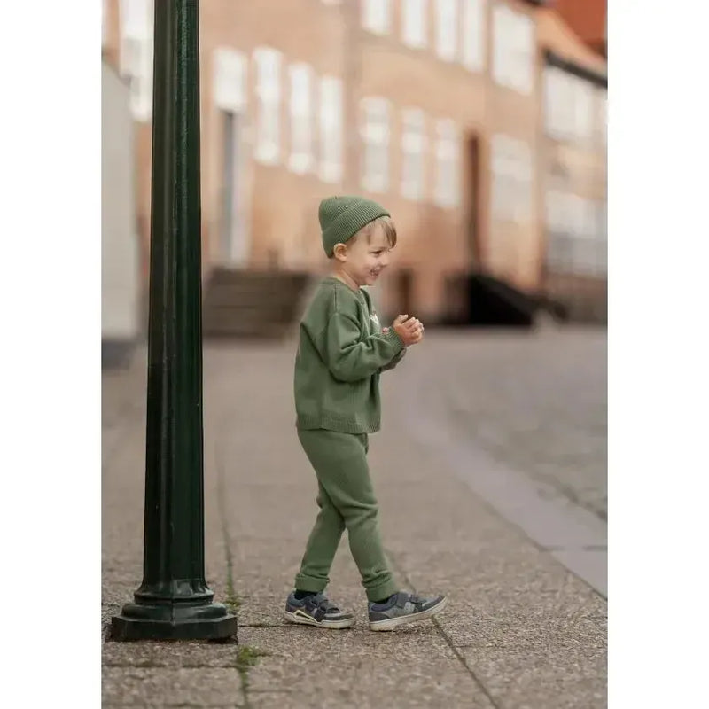 Hanevild Sweater PALLE - Olive-Sweater-Hanevild-Ollifant.dk