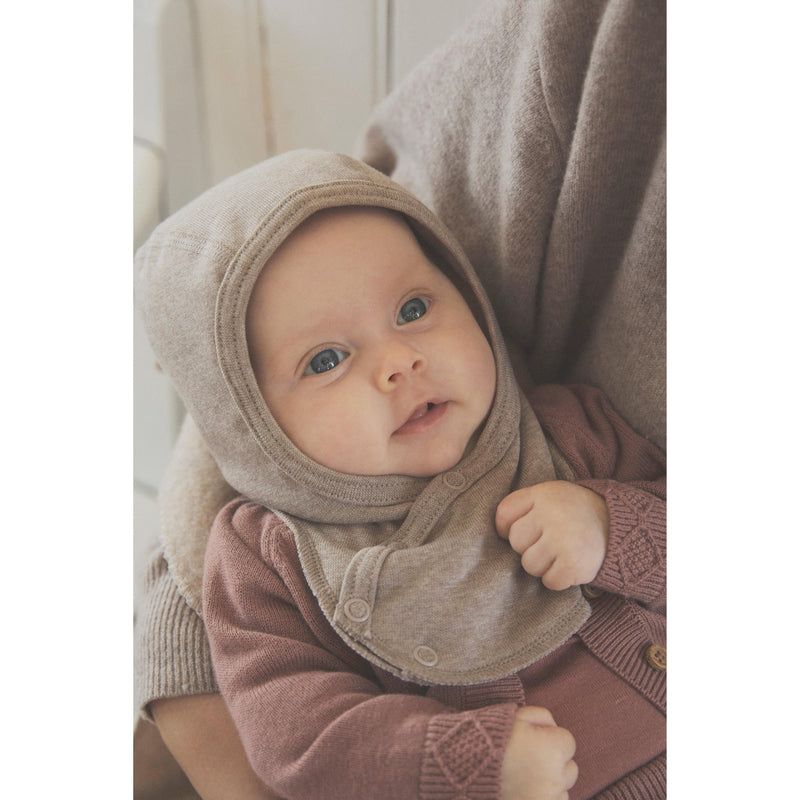 Huttelihut Balaclava Bomuld m. knaplukning - Savannah Melange-Huer-Huttelihut-Ollifant.dk