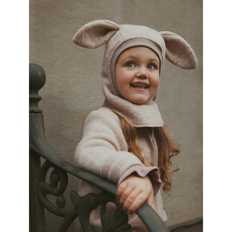Huttelihut Elefanthue Ears Wool - Camel Melange-Huer-Huttelihut-Ollifant.dk