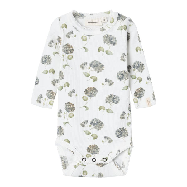 Lil' Atelier body Rib GAVO - Coconut Milk/Blue Flower-Body-Lil'Atelier-Ollifant.dk