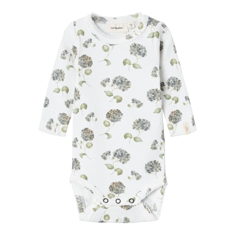 Lil' Atelier body Rib GAVO - Coconut Milk/Blue Flower-Body-Lil'Atelier-Ollifant.dk
