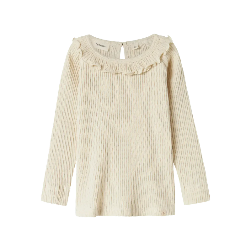 Lil'Atelier Bluse DUCIA - Turtledove-bluse-Lil'Atelier-Ollifant.dk