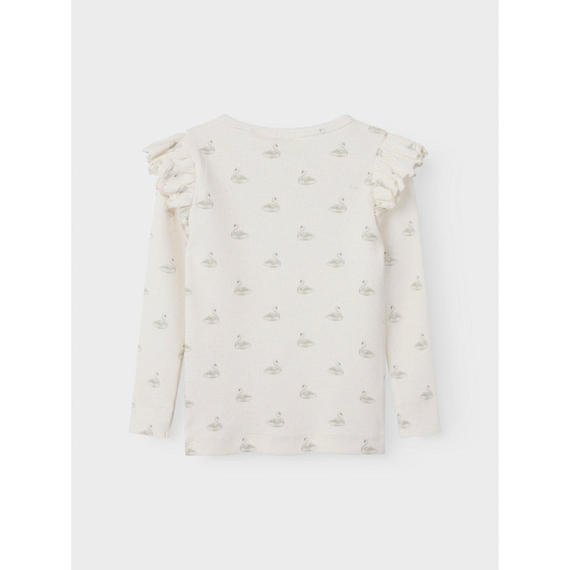Lil'Atelier Bluse GAVO EKO - Swan-bluse-Lil'Atelier-Ollifant.dk