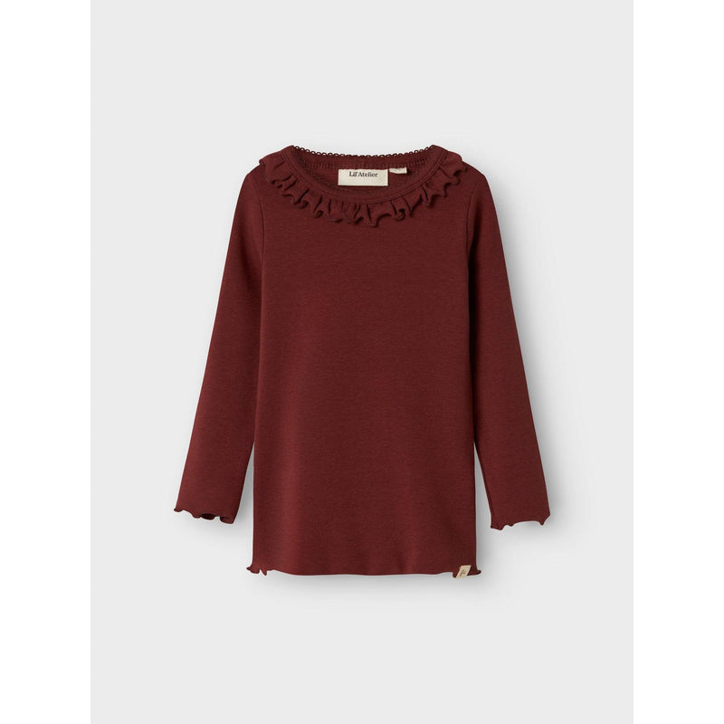Lil'Atelier Bluse GAYO KOJ - Hot Chocolate-Bluser-Lil'Atelier-Ollifant.dk