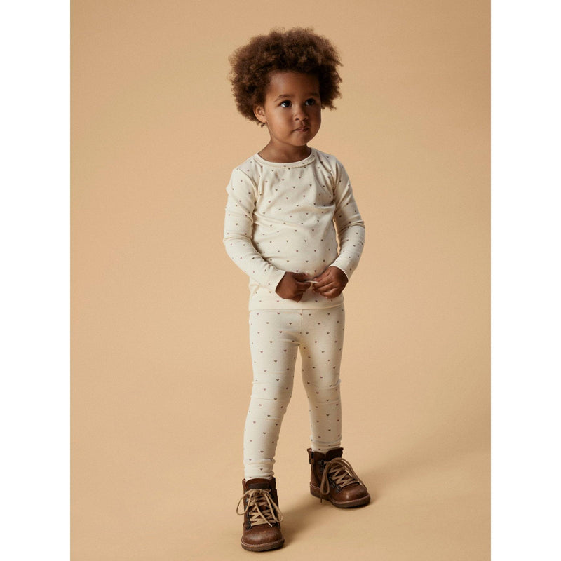 Lil'Atelier Bluse LALO TOG - Turtledove/Heart-bluse-Lil'Atelier-Ollifant.dk