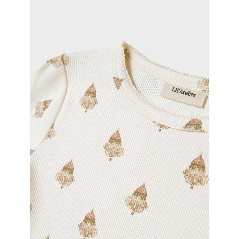 Lil'Atelier Bluse LAVO EVA - Pastel Parchment-bluse-Lil'Atelier-Ollifant.dk