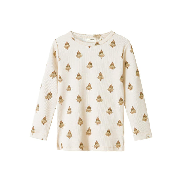 Lil'Atelier Bluse LAVO EVA - Pastel Parchment-bluse-Lil'Atelier-Ollifant.dk