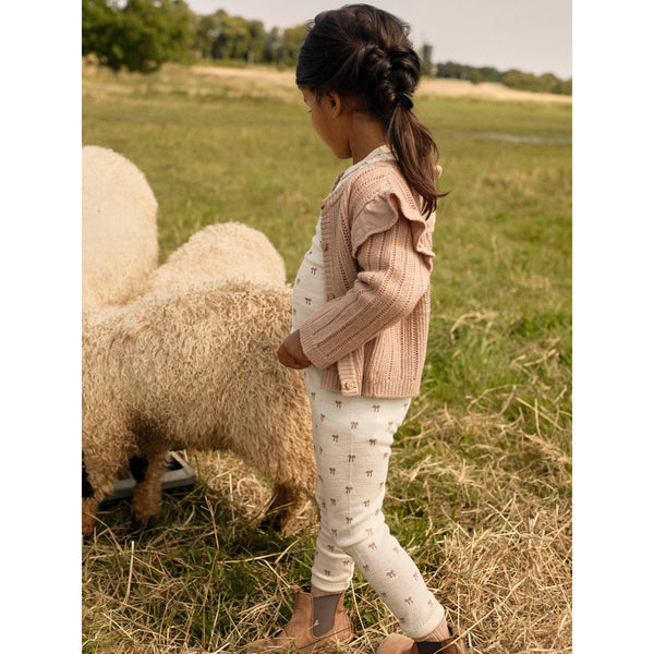 Lil'Atelier Bluse NALU ULD - Turtledove Bow-Bluser-Lil'Atelier-Ollifant.dk