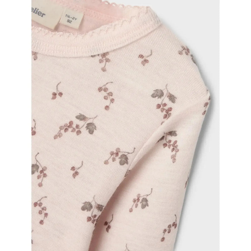 Lil'Atelier Bluse NOEL NIA ULD - Berry-Bluser-Lil'Atelier-Ollifant.dk