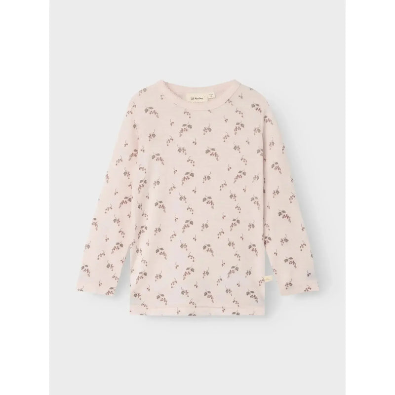 Lil'Atelier Bluse NOEL NIA ULD - Berry-Bluser-Lil'Atelier-Ollifant.dk