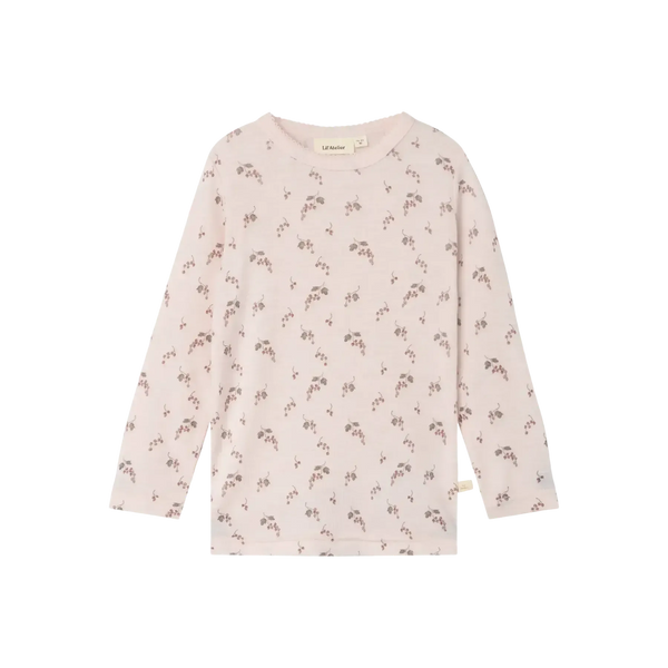 Lil'Atelier Bluse NOEL NIA ULD - Berry-Bluser-Lil'Atelier-Ollifant.dk