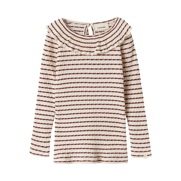 Lil'Atelier Bluse OSOPHIA - Hot Chocolate-bluse-Lil'Atelier-Ollifant.dk