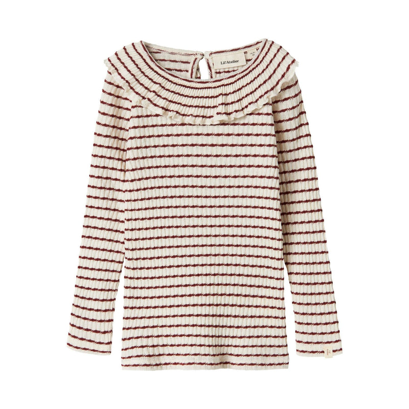 Lil'Atelier Bluse OSOPHIA - Hot Chocolate-bluse-Lil'Atelier-Ollifant.dk