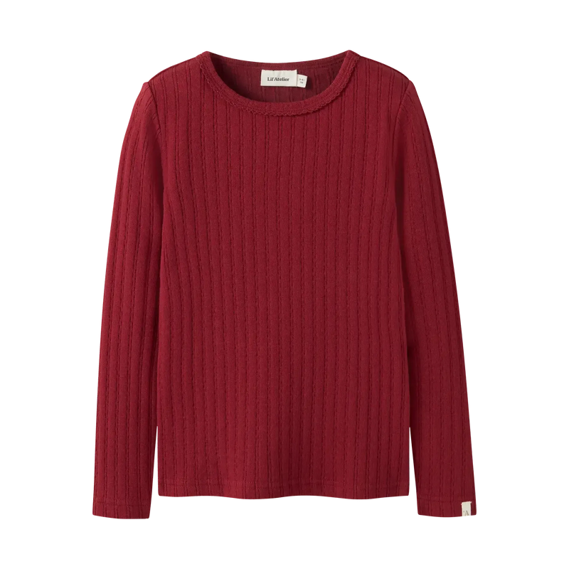 Lil'Atelier Bluse RITA - Red Dhalia-bluse-Lil'Atelier-Ollifant.dk