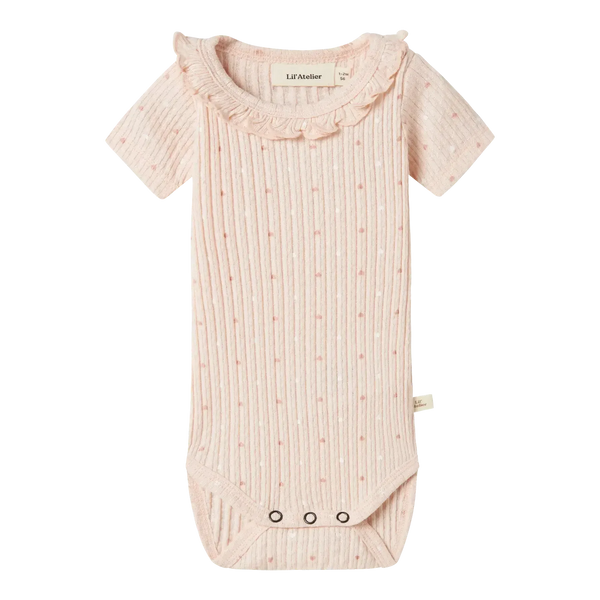Lil'Atelier Body HULLA HUA SS - Peach Blush-Body-Lil'Atelier-Ollifant.dk