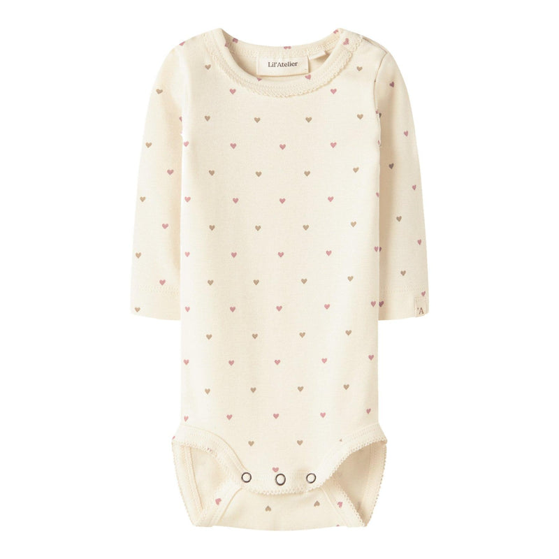 Lil'Atelier Body LALO TIG - Turtledove/Heart-body-Lil'Atelier-Ollifant.dk