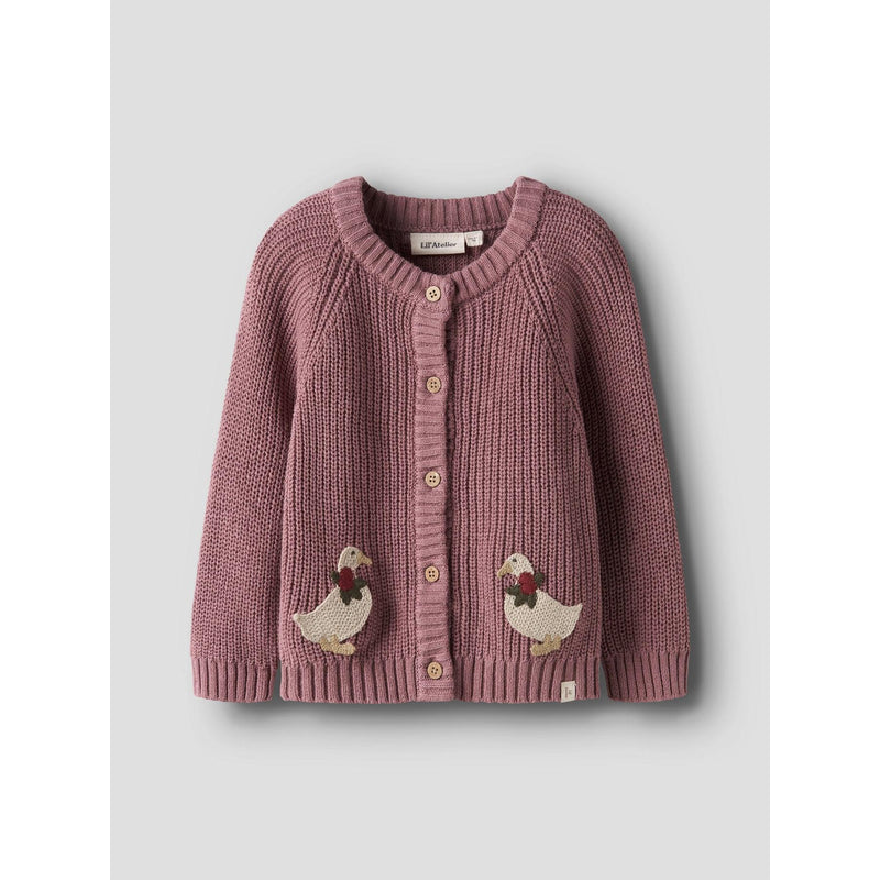 Lil'Atelier cardigan EMLEN LAK - Nostalgia Rose-Cardigan-Lil'Atelier-Ollifant.dk