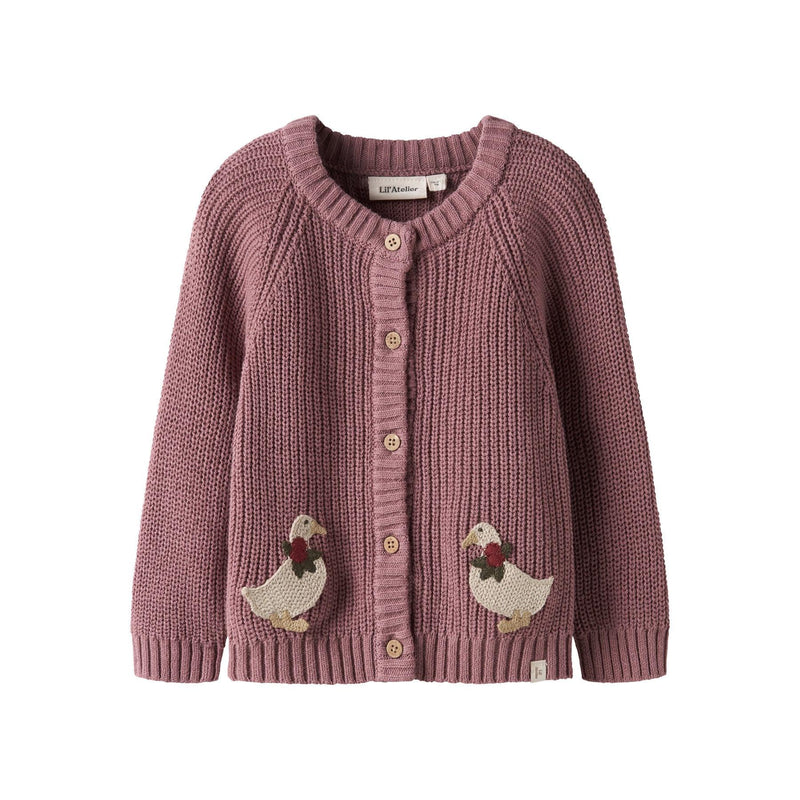 Lil'Atelier cardigan EMLEN LAK - Nostalgia Rose-Cardigan-Lil'Atelier-Ollifant.dk