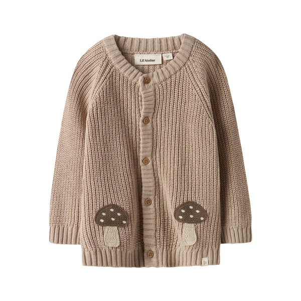Lil'Atelier Cardigan EMLEN LAK - Oxford Tan-Cardigan-Lil'Atelier-Ollifant.dk