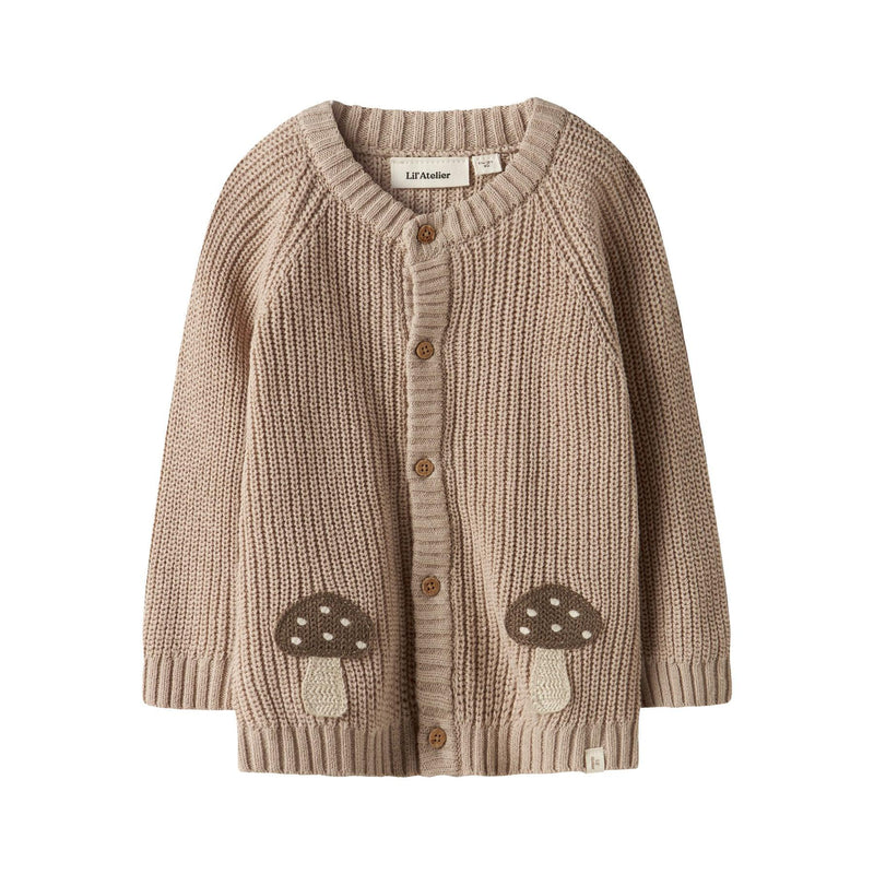 Lil'Atelier Cardigan EMLEN LAK - Oxford Tan-Cardigan-Lil'Atelier-Ollifant.dk