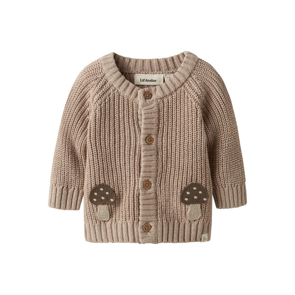 Lil'Atelier Cardigan EMLEN LAK - Oxford Tan-Cardigan-Lil'Atelier-Ollifant.dk