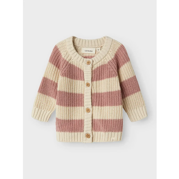 Lil'Atelier Cardigan EMLEN - Misty Rose-Cardigan-Lil'Atelier-Ollifant.dk