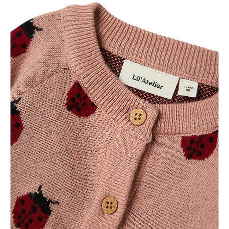 Lil'Atelier Cardigan FLULIO NOOS - Misty Rose-Cardigan-Lil'Atelier-Ollifant.dk