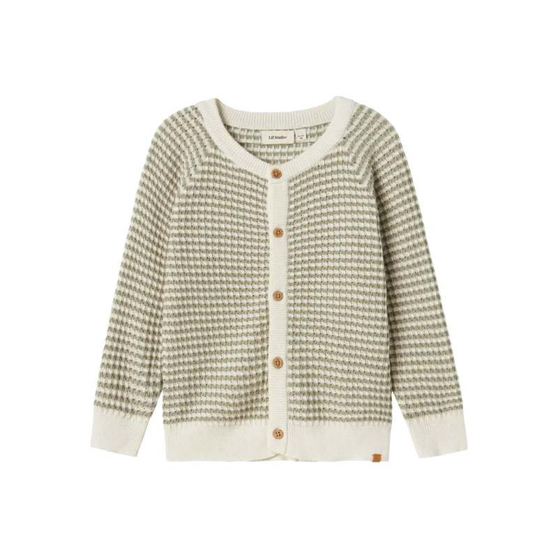 Lil'Atelier Cardigan HALMA - Seagrass-Cardigan-Lil'Atelier-Ollifant.dk