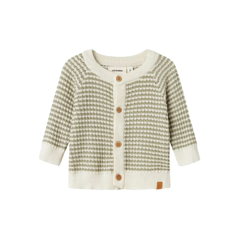Lil'Atelier Cardigan HALMA - Seagrass-Cardigan-Lil'Atelier-Ollifant.dk