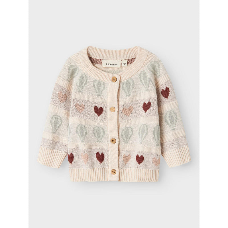Lil'Atelier Cardigan LAMAI - Pastel Parchment-Cardigan-Lil'Atelier-Ollifant.dk