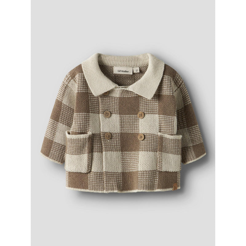 Lil'Atelier Cardigan ROBO - Sepia Tint-Cardigan-Lil'Atelier-Ollifant.dk
