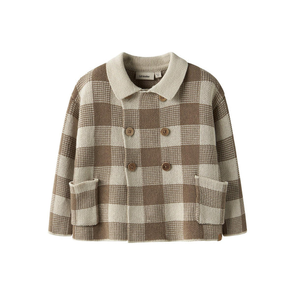 Lil'Atelier Cardigan ROBO - Sepia Tint-Cardigan-Lil'Atelier-Ollifant.dk