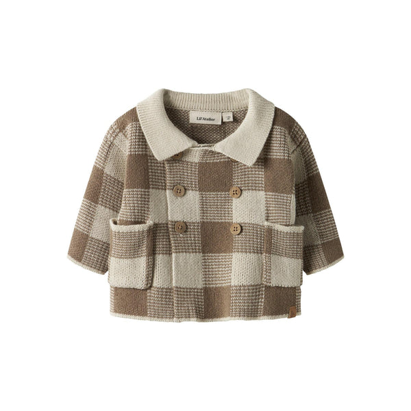 Lil'Atelier Cardigan ROBO - Sepia Tint-Cardigan-Lil'Atelier-Ollifant.dk
