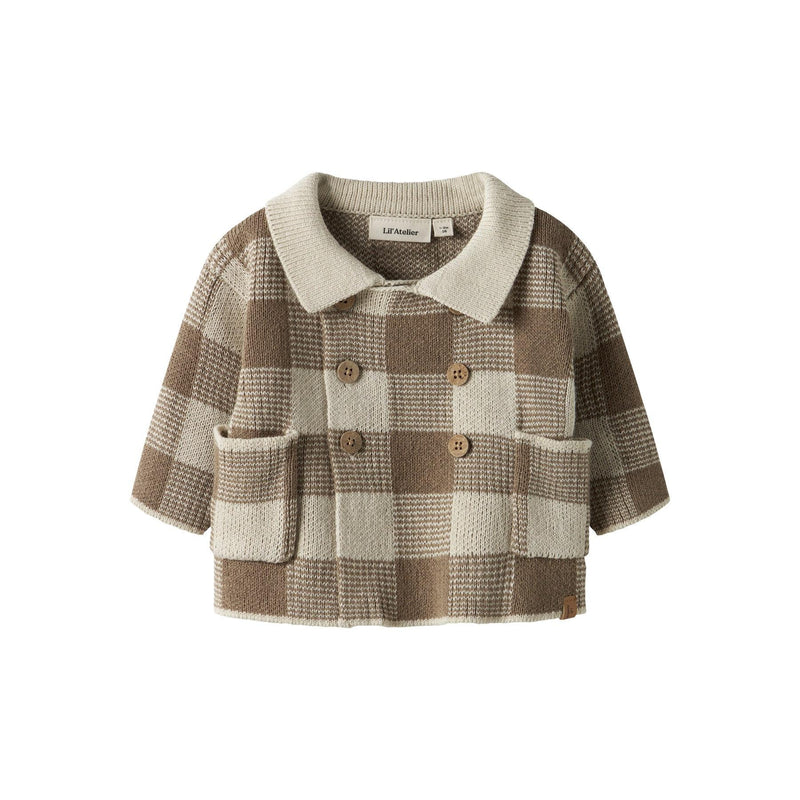 Lil'Atelier Cardigan ROBO - Sepia Tint-Cardigan-Lil'Atelier-Ollifant.dk