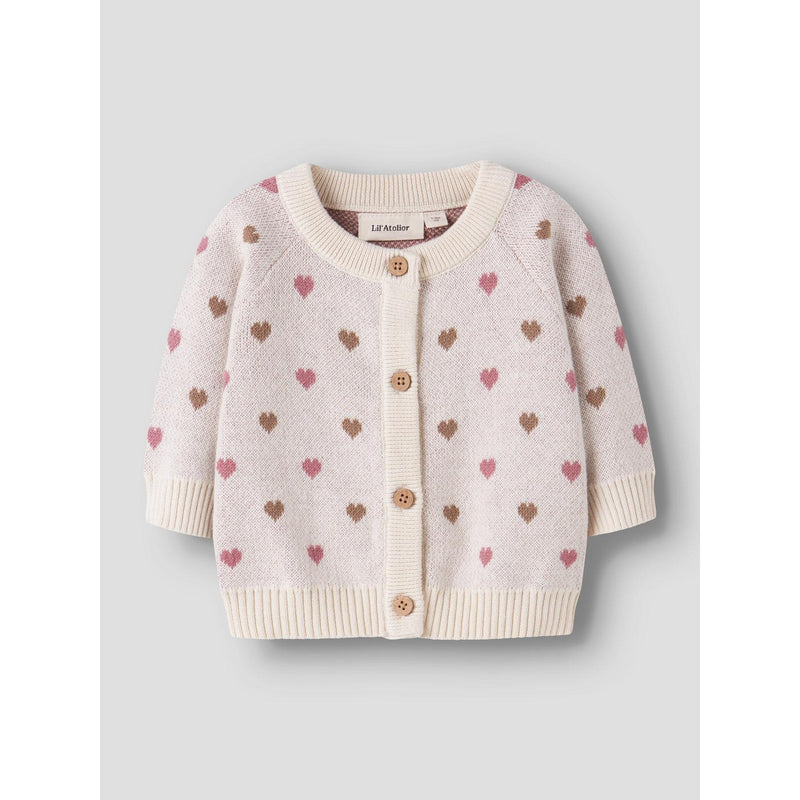 Lil'Atelier Cardigan SARAN - Sepia Tint-Cardigan-Lil'Atelier-Ollifant.dk